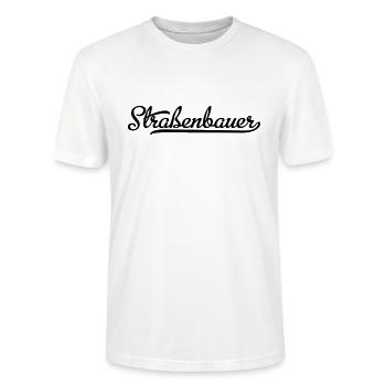 Straßenbauer - Stanley/Stella Unisex Bio-T-Shirt CRAFTER - Weiß - Vorne - Alina (178cm) & Michal (187cm)