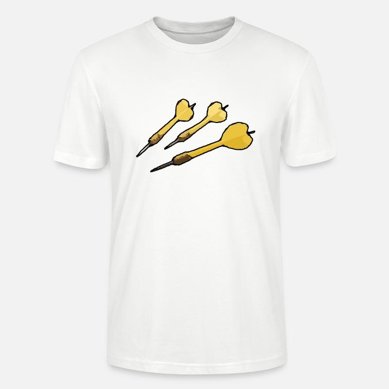Fléchettes flèche fléchettes flèche - T-shirt bio CRAFTER Stanley Stella Unisexe - blanc