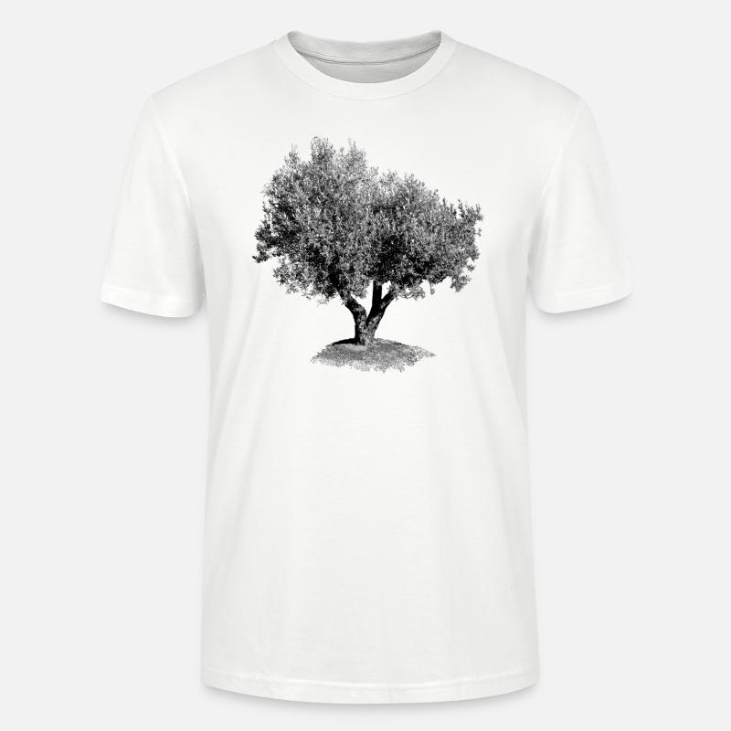 Der alte Olivenbaum - Stanley/Stella Unisex Bio-T-Shirt CRAFTER - Weiß