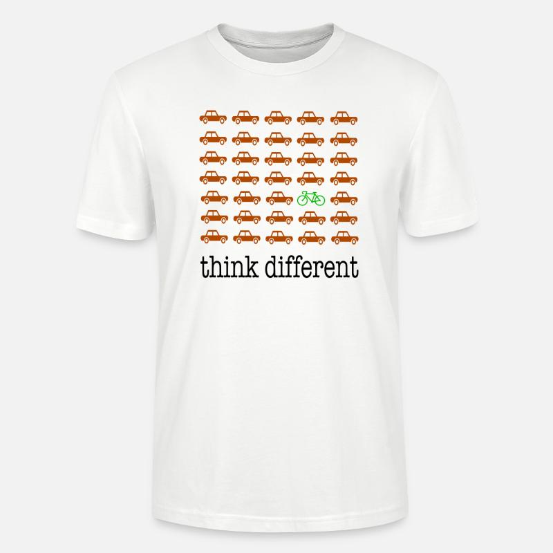 Pensez différemment - T-shirt bio CRAFTER Stanley Stella Unisexe - blanc