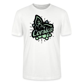 Corsica - Stanley/Stella CRAFTER Unisex Organic T-Shirt - white - Front - Alina (178cm) & Michal (187cm)
