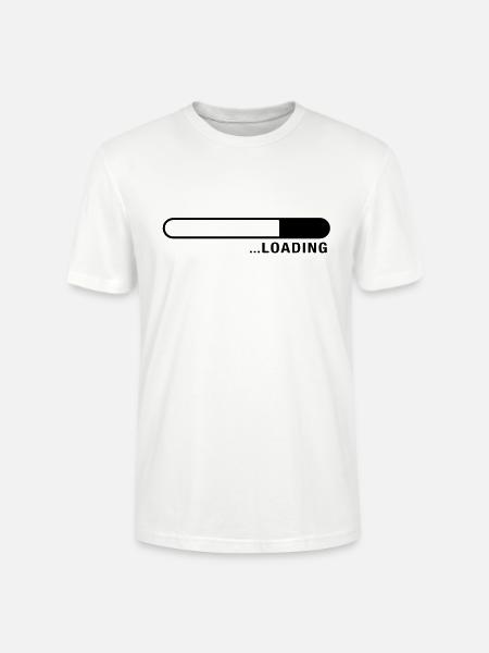 loading_balken_f1_ - Stanley/Stella CRAFTER Unisex Organic T-Shirt - white