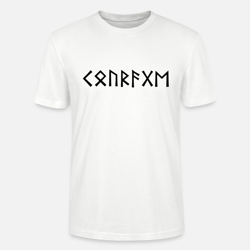 Courage - Wikinger Runen - Stanley/Stella Unisex Bio-T-Shirt CRAFTER - Weiß
