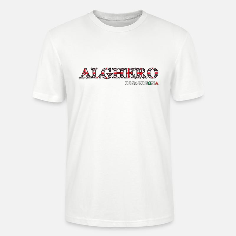 Alghero di Sardegna - T-shirt bio CRAFTER Stanley Stella Unisexe - blanc