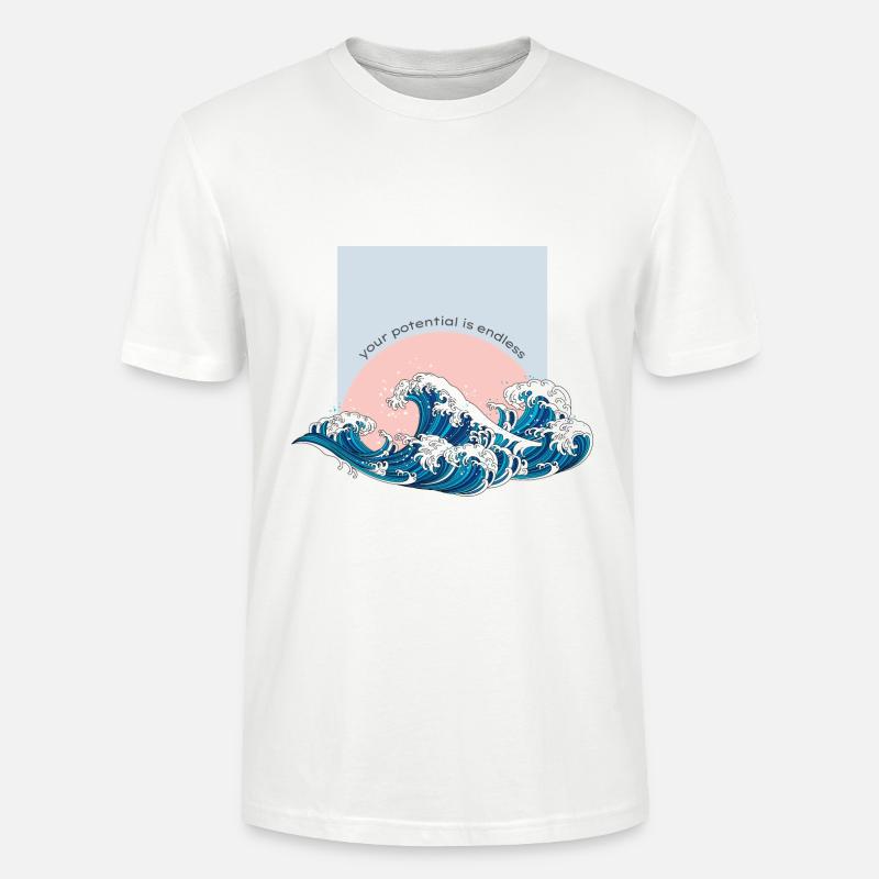 your potential is endless - Stanley/Stella Unisex Bio-T-Shirt CRAFTER - Weiß