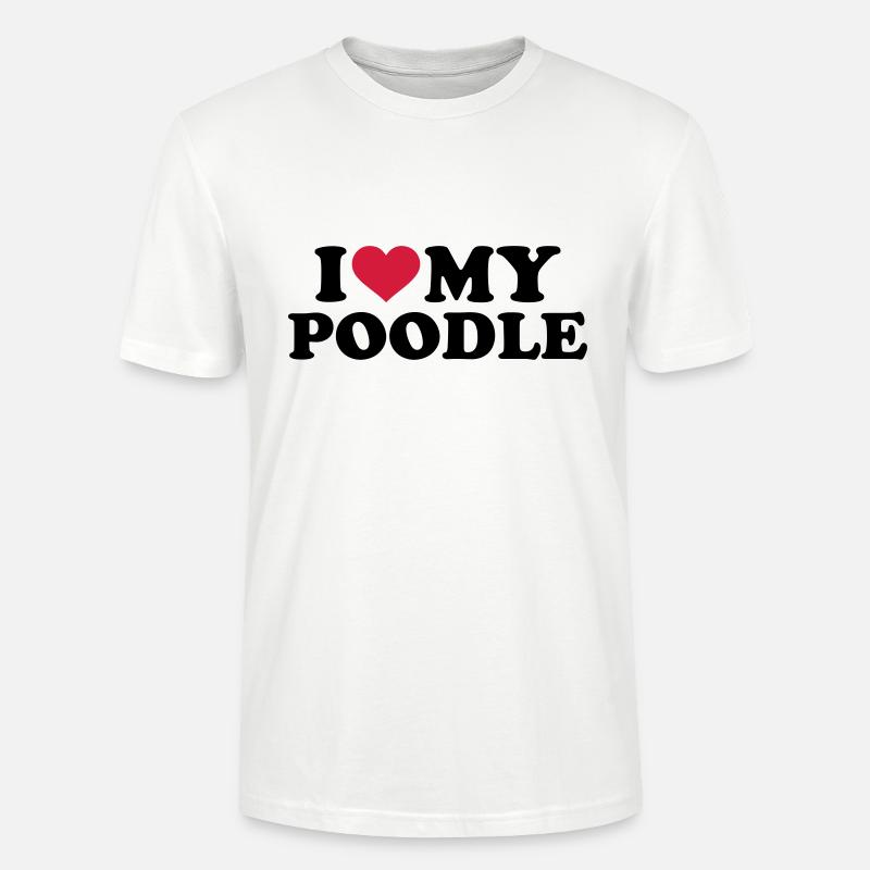 Pudel - Stanley/Stella Unisex Bio-T-Shirt CRAFTER - Weiß