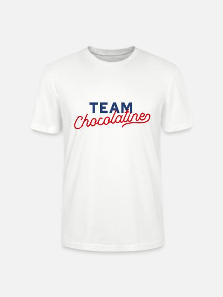 Team chocolatine - Stanley/Stella CRAFTER Unisex Organic T-Shirt - white