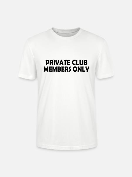 private club members only - Stanley/Stella Unisex Bio-T-Shirt CRAFTER - Weiß
