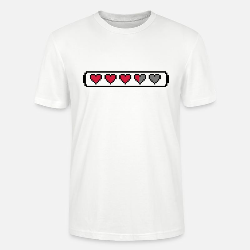 retrogaming - T-shirt bio CRAFTER Stanley Stella Unisexe - blanc
