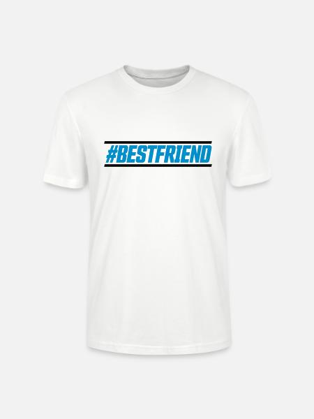 #BESTFRIEND - Stanley/Stella Unisex Bio-T-Shirt CRAFTER - Weiß