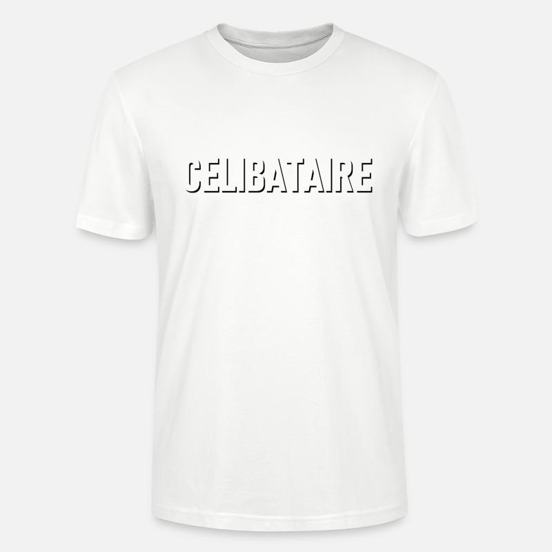 Célibataire - T-shirt bio CRAFTER Stanley Stella Unisexe - blanc