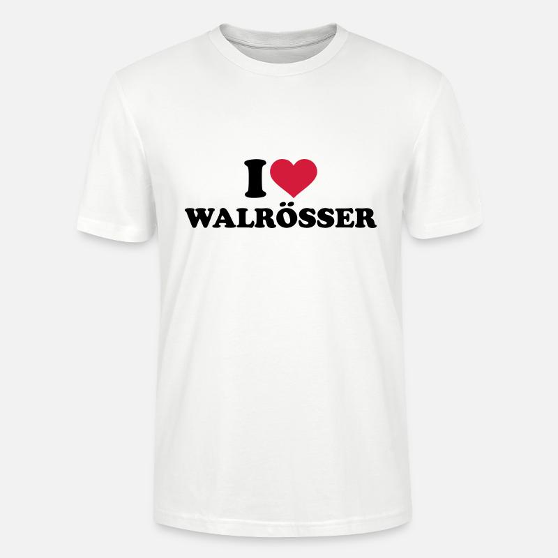 Walross - Stanley/Stella Unisex Bio-T-Shirt CRAFTER - Weiß