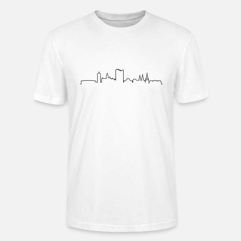 Skyline Chemnitz Linie - Stanley/Stella Unisex Bio-T-Shirt CRAFTER - Weiß