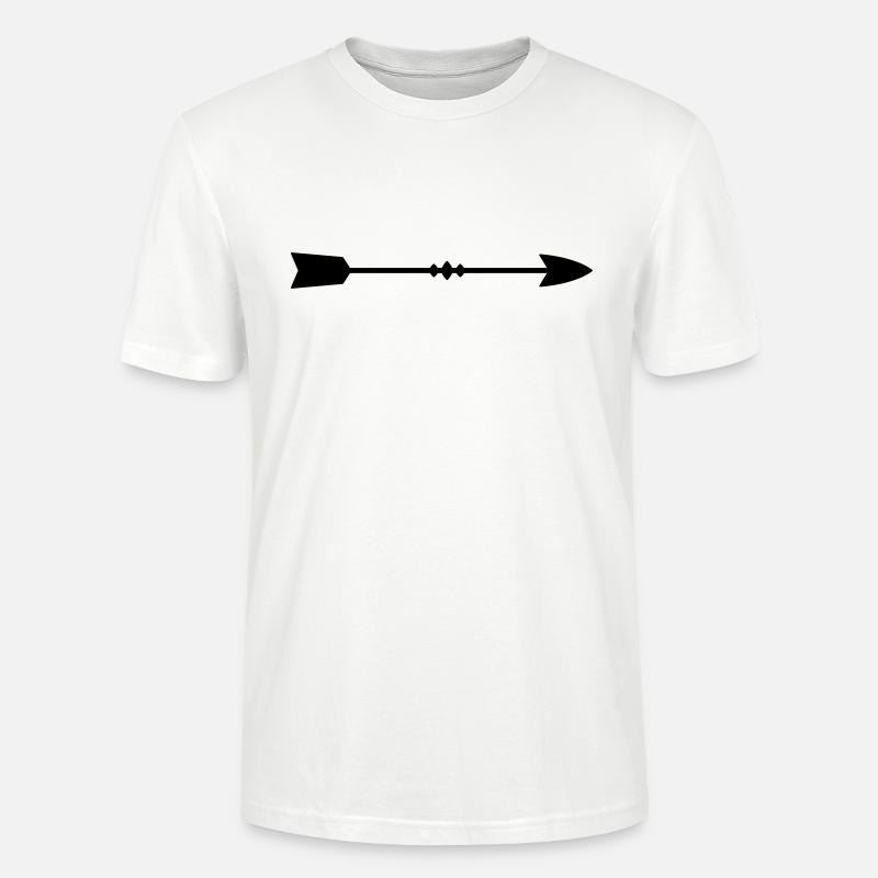 Flèche - T-shirt bio CRAFTER Stanley Stella Unisexe - blanc