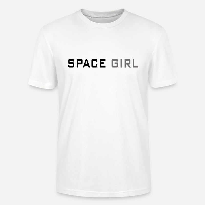 Fille de l'espace - T-shirt bio CRAFTER Stanley Stella Unisexe - blanc