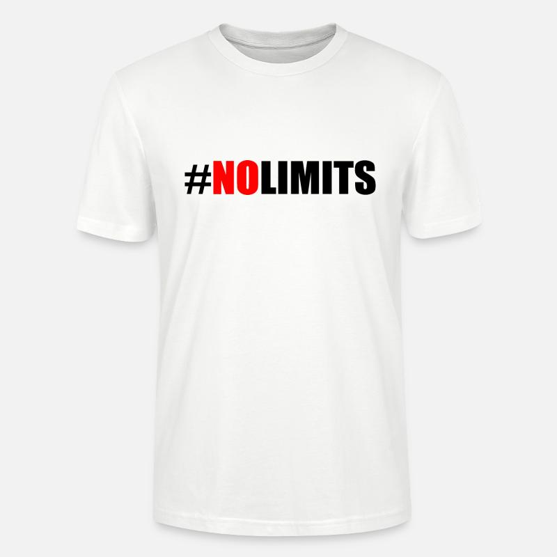 No limits - Stanley/Stella CRAFTER Unisex Organic T-Shirt - white