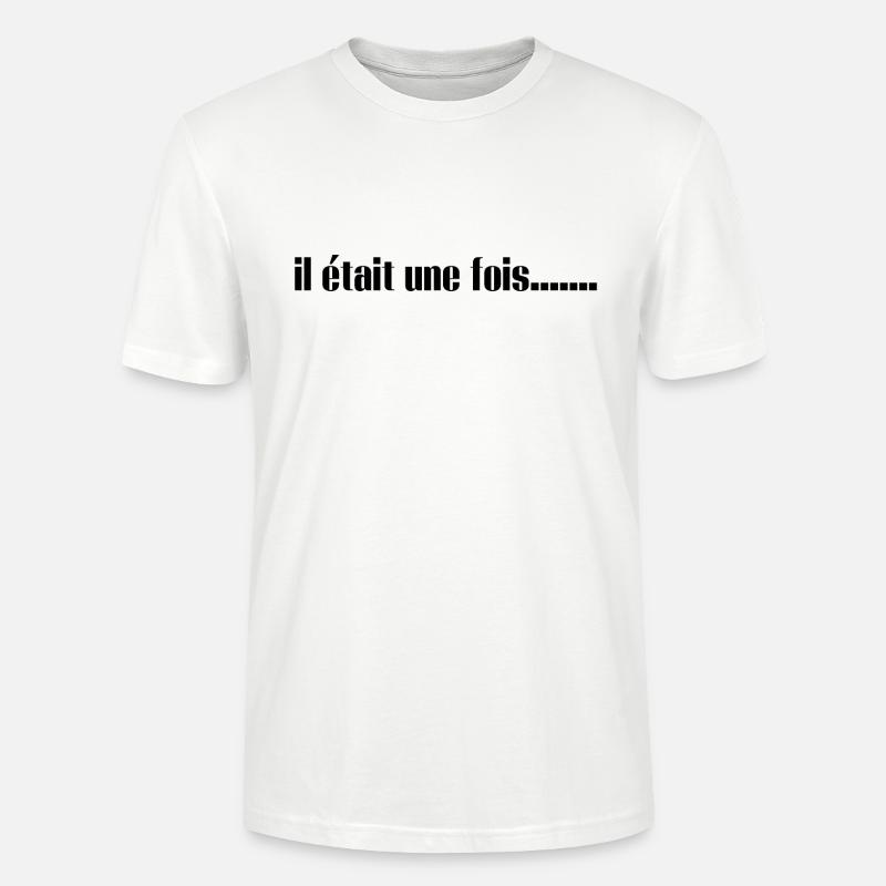 il était une fois - T-shirt bio CRAFTER Stanley Stella Unisexe - blanc