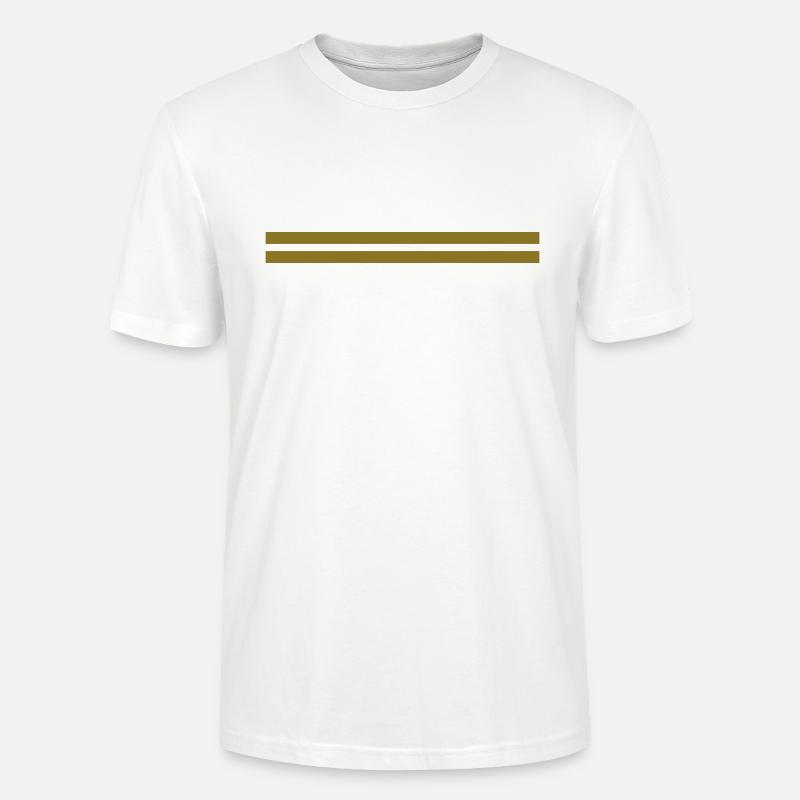 striche - Stanley/Stella Unisex Bio-T-Shirt CRAFTER - Weiß