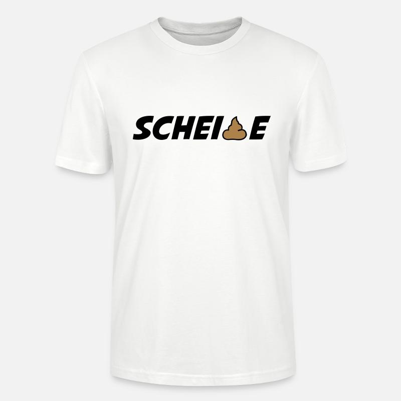 scheisse - Stanley/Stella Unisex Bio-T-Shirt CRAFTER - Weiß