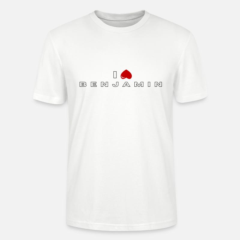 Ich hasse Benjamin - Stanley/Stella Unisex Bio-T-Shirt CRAFTER - Weiß