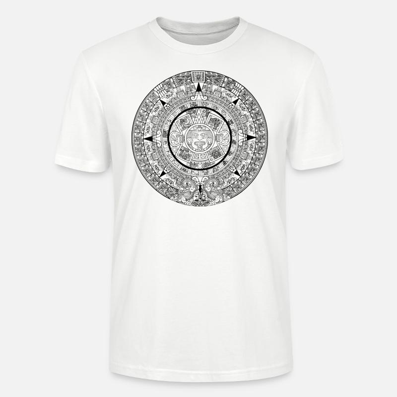 Maya-Kalender - Stanley/Stella Unisex Bio-T-Shirt CRAFTER - Weiß