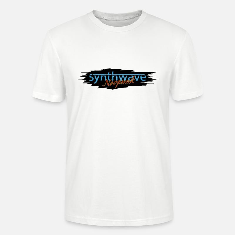 synthwave_neopunk - Stanley/Stella Unisex Bio-T-Shirt CRAFTER - Weiß