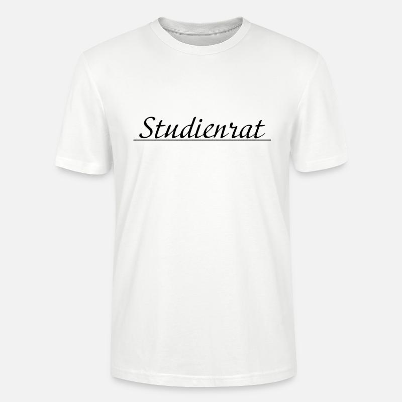 Studienrat schwarz - Stanley/Stella Unisex Bio-T-Shirt CRAFTER - Weiß