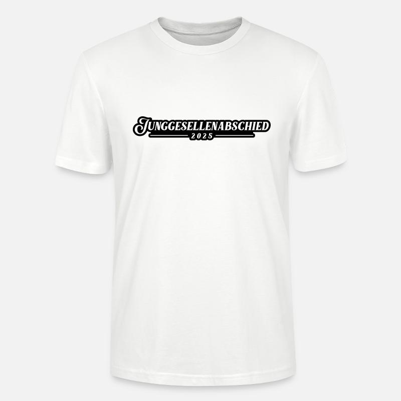 Junggesellenabschied 2025 Jga - Stanley/Stella Unisex Bio-T-Shirt CRAFTER - Weiß