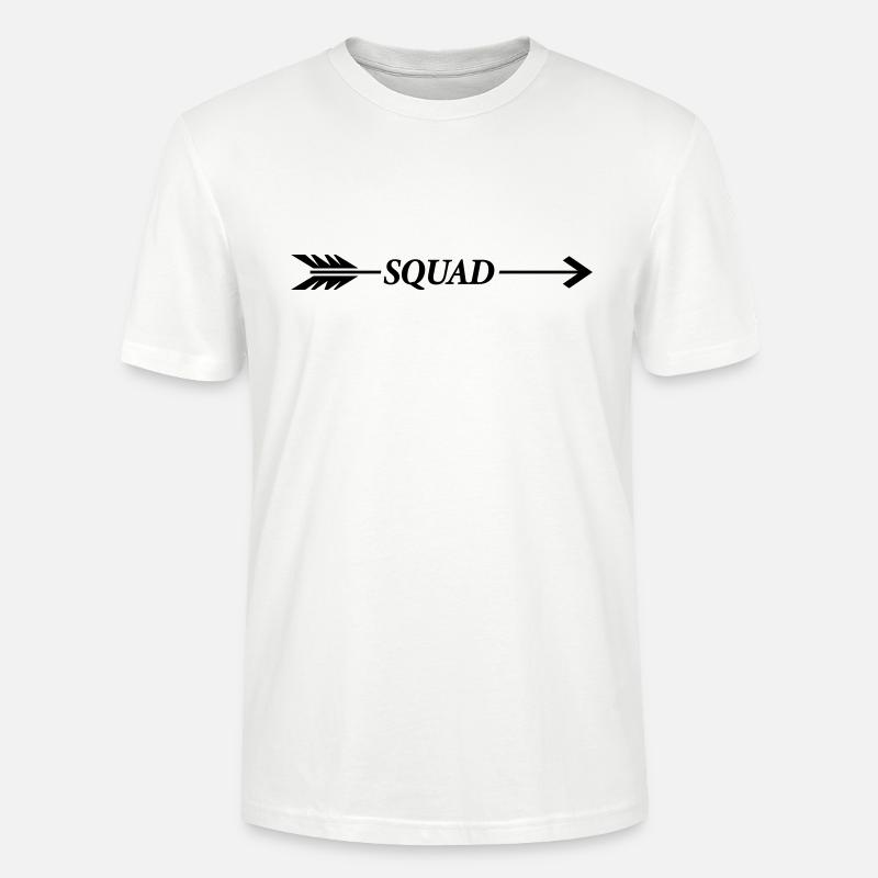 squad pfeil - Stanley/Stella Unisex Bio-T-Shirt CRAFTER - Weiß
