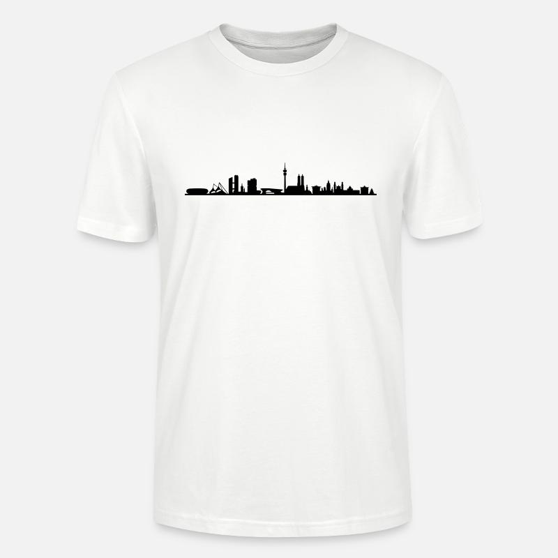 Skyline - München - Stanley/Stella Unisex Bio-T-Shirt CRAFTER - Weiß