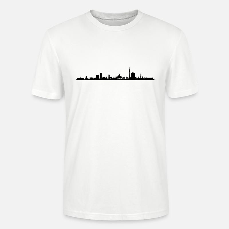 Skyline - Dortmund - Stanley/Stella Unisex Bio-T-Shirt CRAFTER - Weiß