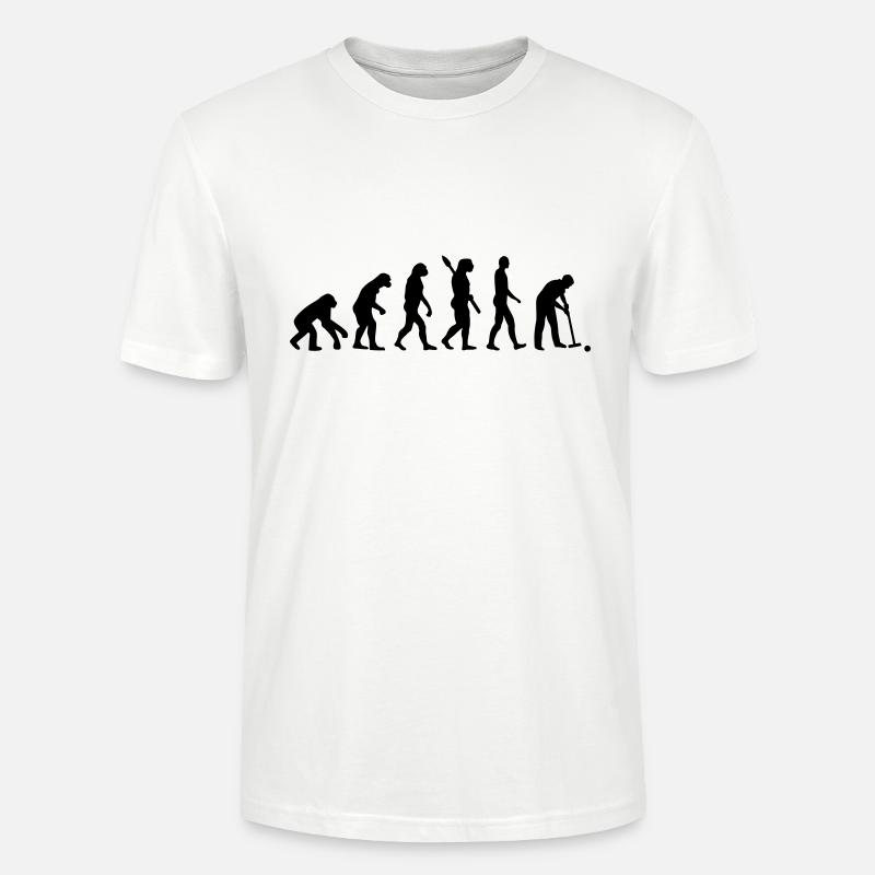 Croquet Evolution - T-shirt bio CRAFTER Stanley Stella Unisexe - blanc