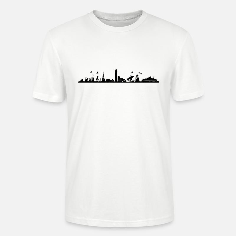 Skyline - Sylt - Stanley/Stella Unisex Bio-T-Shirt CRAFTER - Weiß