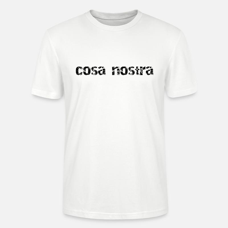 cosa nostra (mafia) - T-shirt bio CRAFTER Stanley Stella Unisexe - blanc
