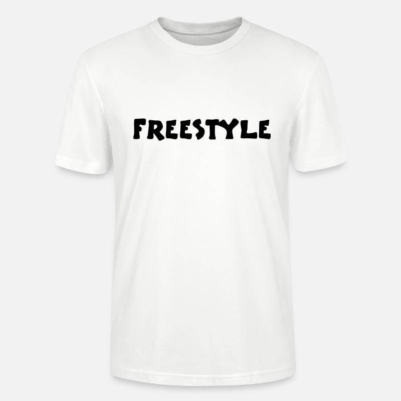 freestyle2_vec_1 - Stanley/Stella CRAFTER Unisex Organic T-Shirt - white