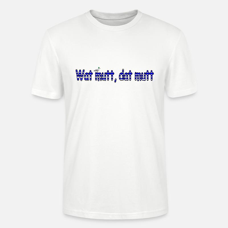wat mutt dat mutt - Stanley/Stella Unisex Bio-T-Shirt CRAFTER - Weiß