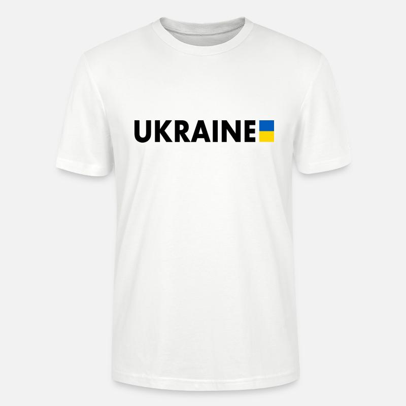 Ukraine - Stanley/Stella Unisex Bio-T-Shirt CRAFTER - Weiß