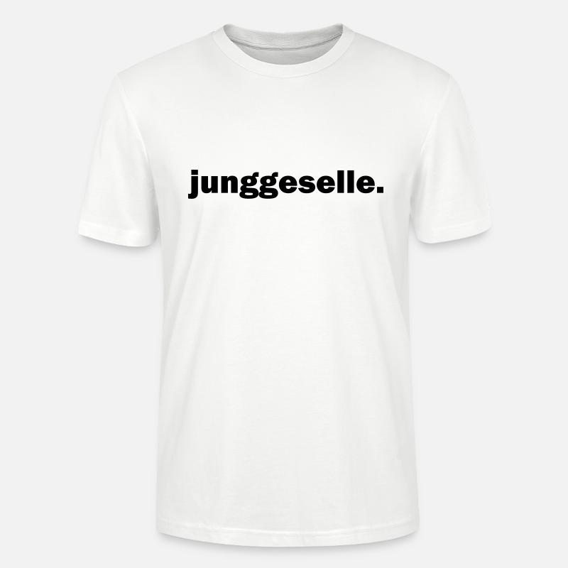Junggeselle - Stanley/Stella Unisex Bio-T-Shirt CRAFTER - Weiß