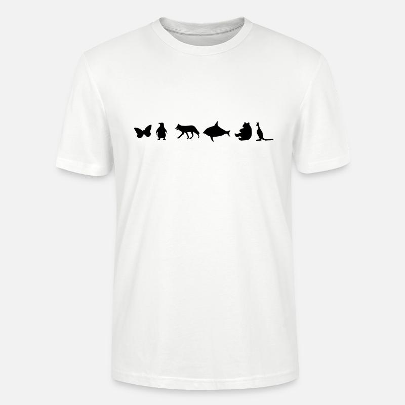 Animaux - T-shirt bio CRAFTER Stanley Stella Unisexe - blanc