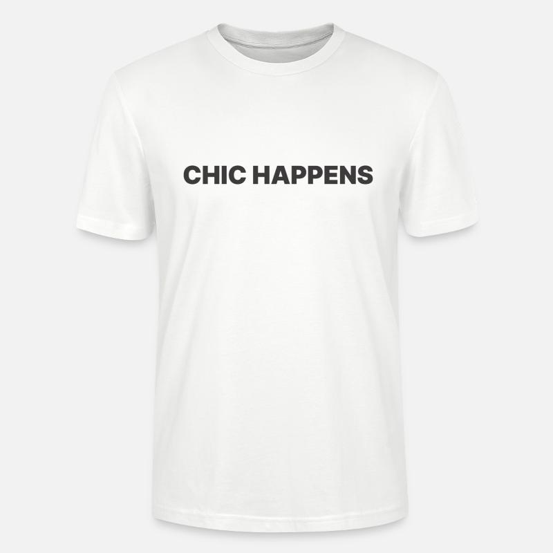 CHIC HAPPENS - Stanley/Stella Unisex Bio-T-Shirt CRAFTER - Weiß