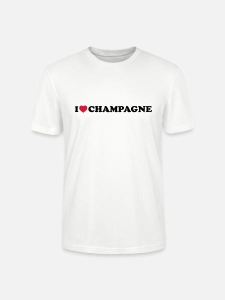 I_love_ - Stanley/Stella CRAFTER Unisex Organic T-Shirt - white