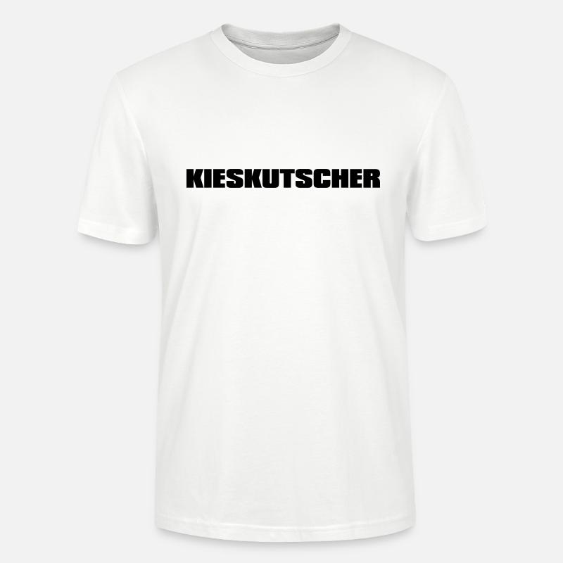Kieskutscher, Kiesfahrer - Stanley/Stella Unisex Bio-T-Shirt CRAFTER - Weiß