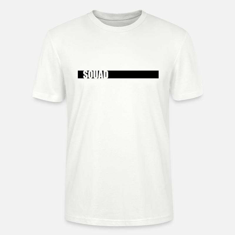 Équipe de chef d’escouade strip - T-shirt bio CRAFTER Stanley Stella Unisexe - blanc