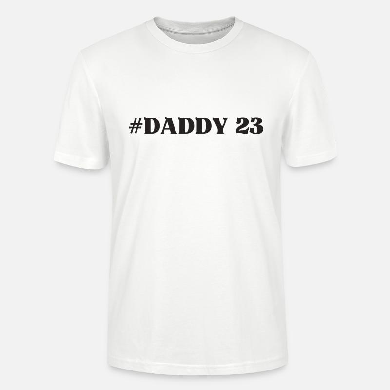 Daddy 23 Dad Papa - Stanley/Stella Unisex Bio-T-Shirt CRAFTER - Weiß