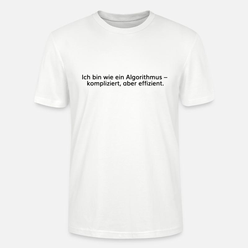 Mimikama Algorithmus - Stanley/Stella Unisex Bio-T-Shirt CRAFTER - Weiß