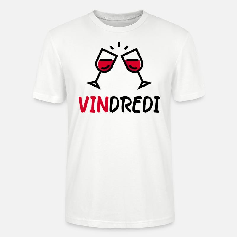 vindredi - T-shirt bio CRAFTER Stanley Stella Unisexe - blanc
