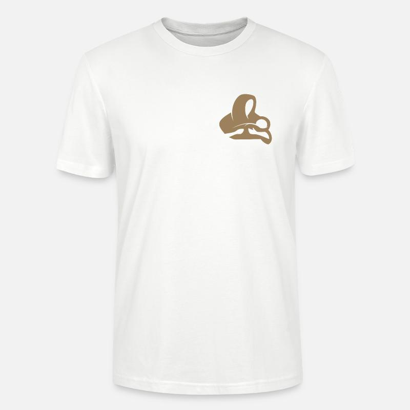 Maria mit Jesuskind | Mutter mit Kind-Emblem - Stanley/Stella Unisex Bio-T-Shirt CRAFTER - Weiß