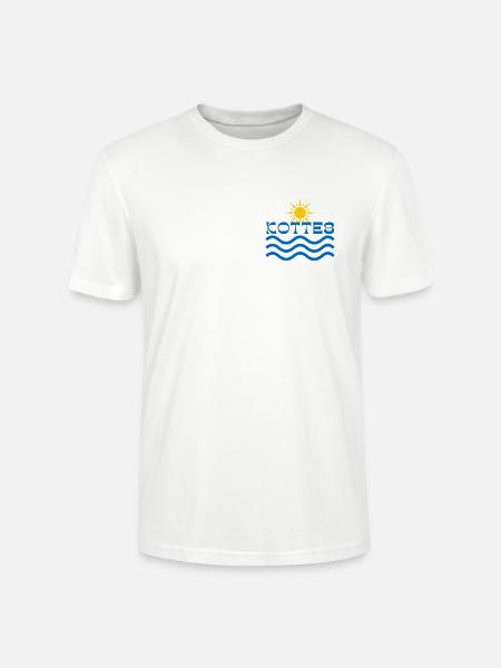 Kottes Sun Waves - Stanley/Stella CRAFTER Unisex Organic T-Shirt - white