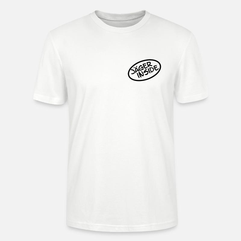 Hunter intérieur - T-shirt bio CRAFTER Stanley Stella Unisexe - blanc