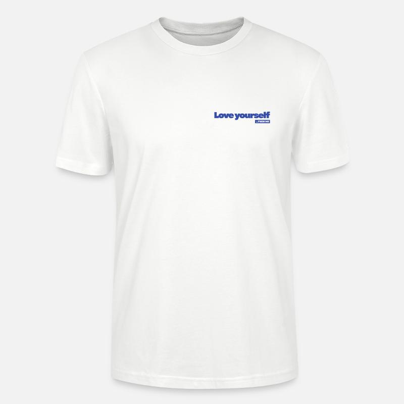 Aimez-vous - Statement Design - T-shirt bio CRAFTER Stanley Stella Unisexe - blanc